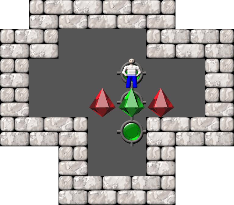 Sokoban Funny Template Levels level 60